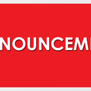 ANNOUNCEMENT
