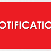 NOTIFICATION