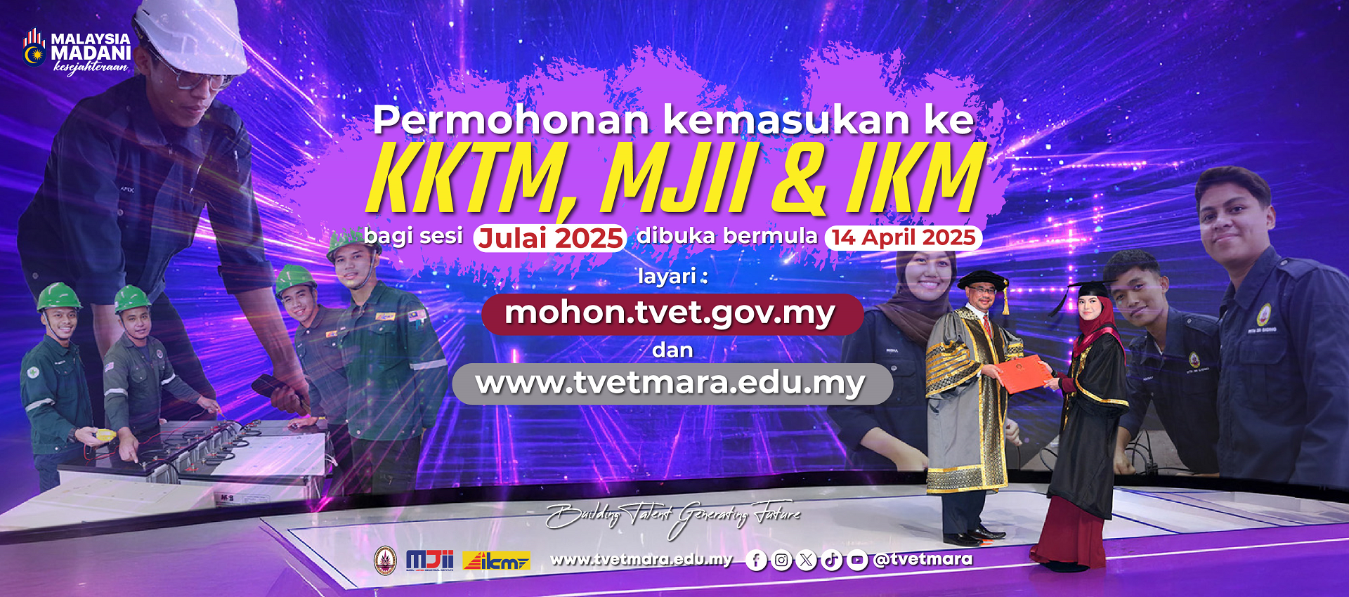 KEMASUKAN JULAI PORTAL_MARA BM TVET MARA