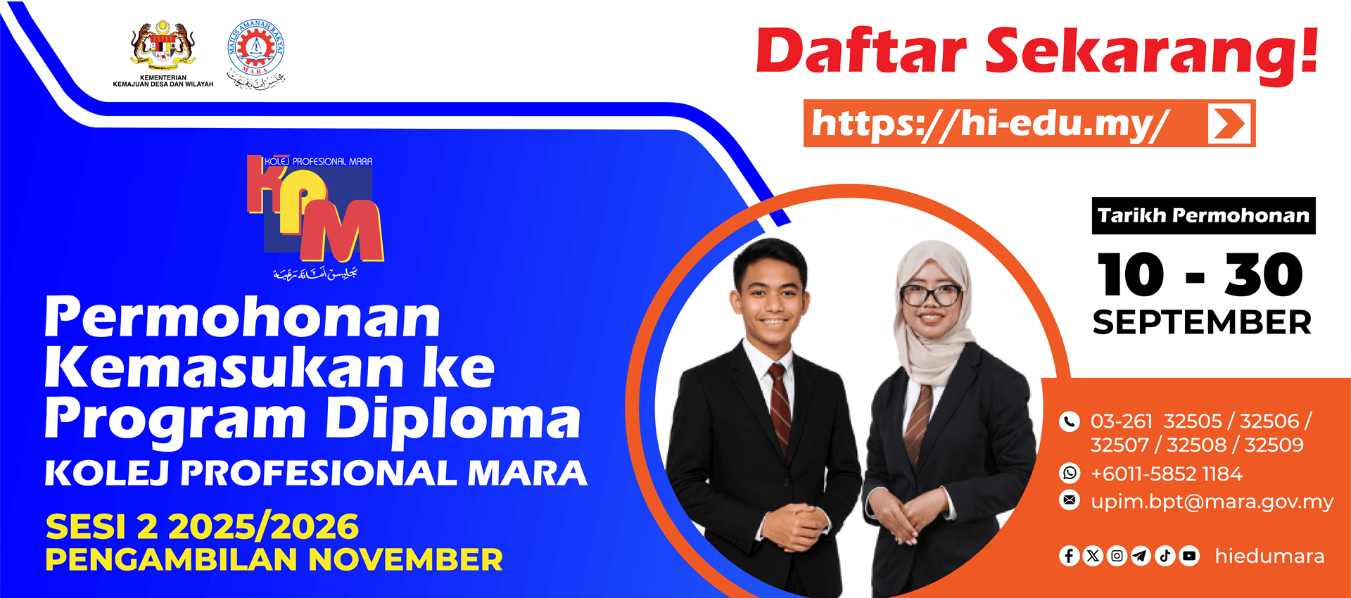 Permohonan Kemasukan Ke KPM BM Permohonan Kemasukan Ke KPM